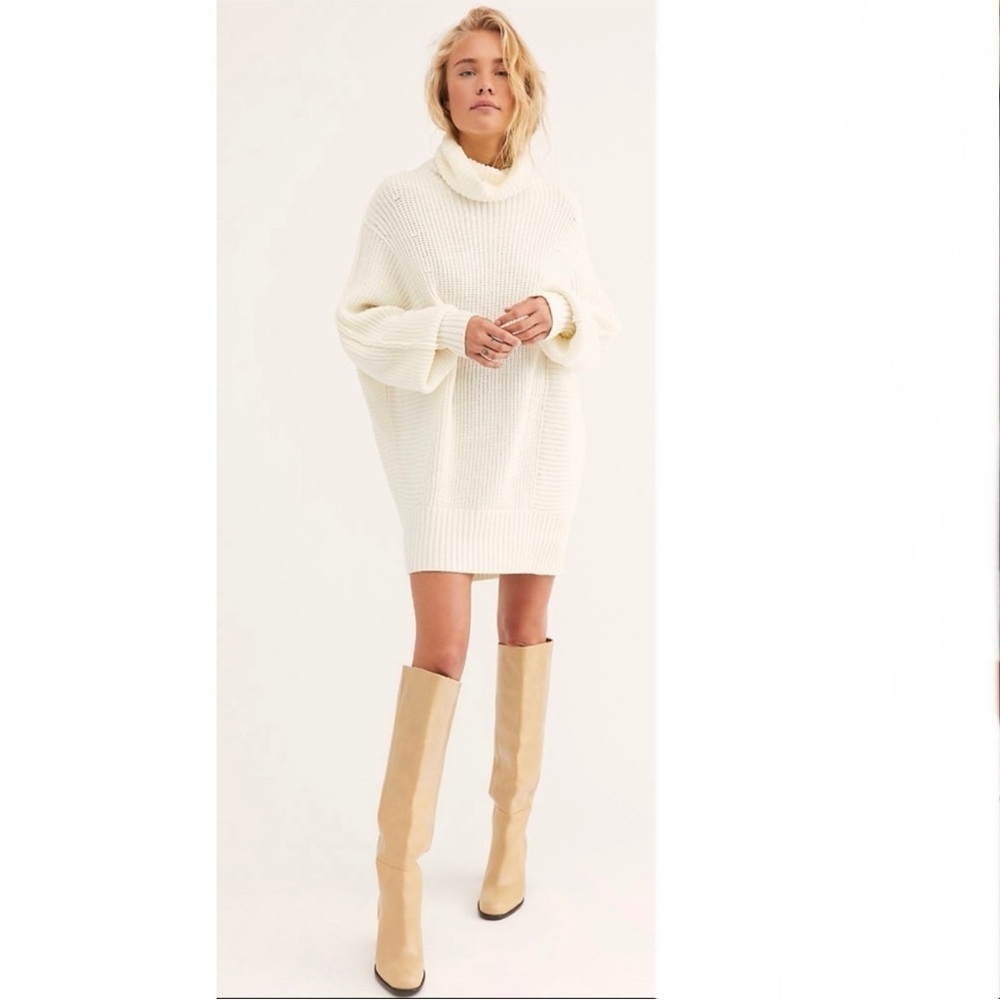 Free People Cocoa Oversized Sweater